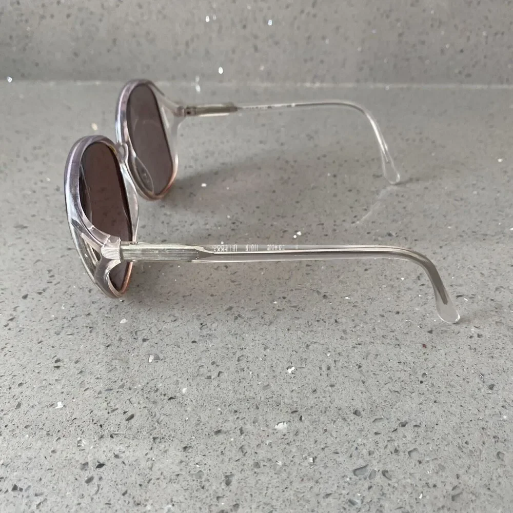 Luxottica Italy Clear Eyeglasses FRAMES ONLY Camille Bluerose 70's 130-54-16